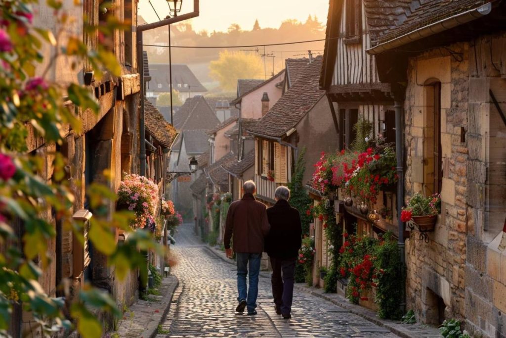 En Bourgogne, cette cité historique devient un havre pour les retraités.