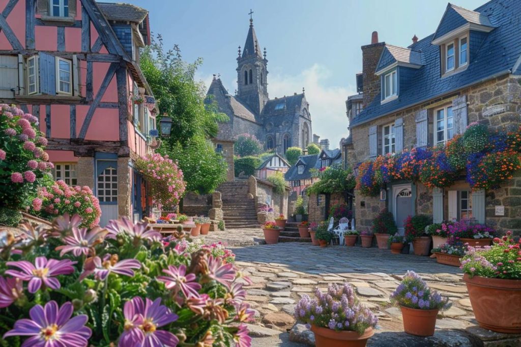 Ce village breton, situé au cœur de la Côte de Granit Rose, est d’une beauté saisissante