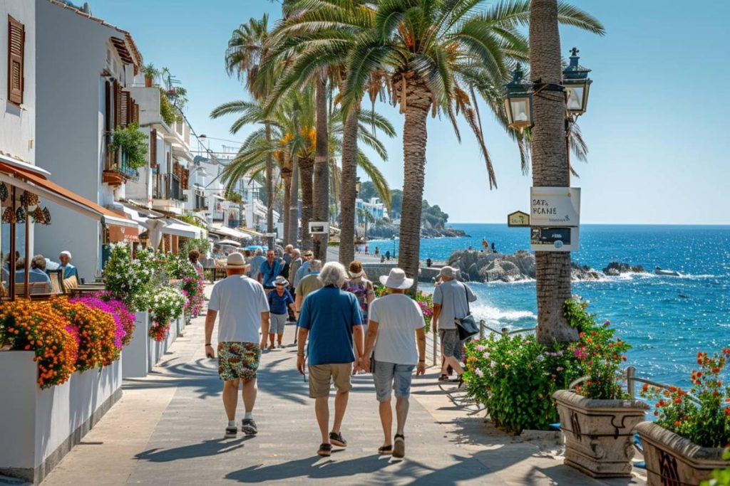 Sur la côte méditerranéenne, cette ville attire les retraités en quête de soleil.