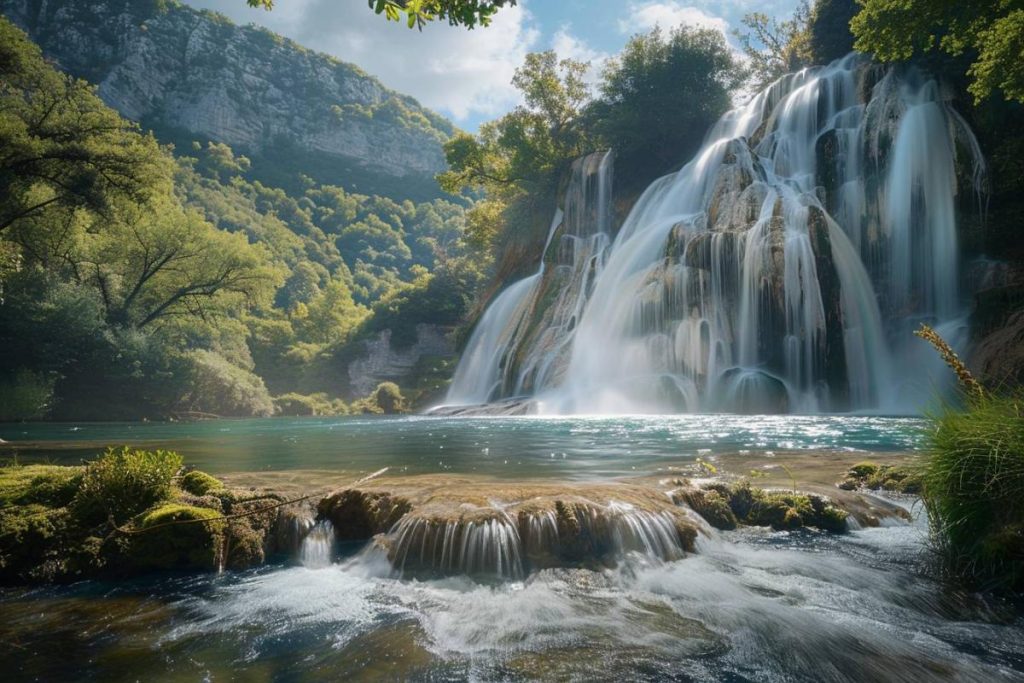 Isolé dans le Massif Central, cette perle d’eau cristalline enchante par ses paysages sauvages