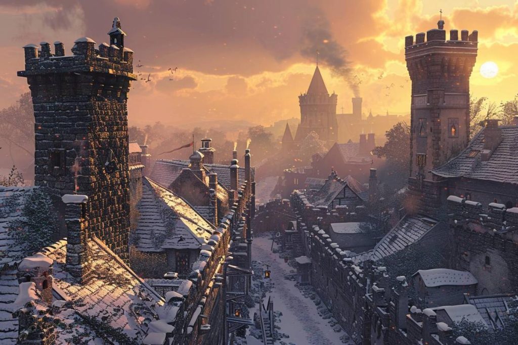 Cette cité médiévale fortifiée est un refuge parfait pour passer un hiver tranquille et ressourçant