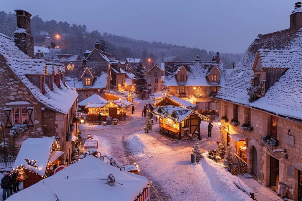 En Gironde, ce village historique se transforme en un lieu féerique pendant les fêtes d’hiver