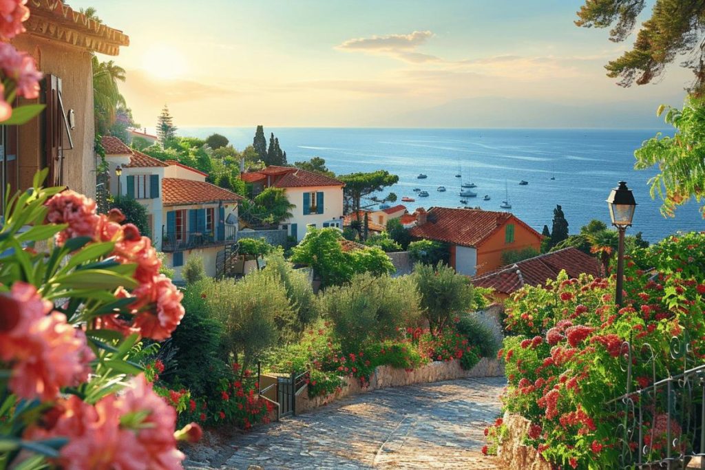 Moins connu que Nice, ce village de la Côte d’Azur offre un panorama à couper le souffle.