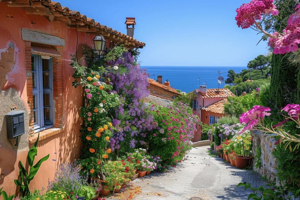 Moins connu que Saint-Tropez, ce village de la Riviera envoûte par sa tranquillité et ses jardins fleuris.