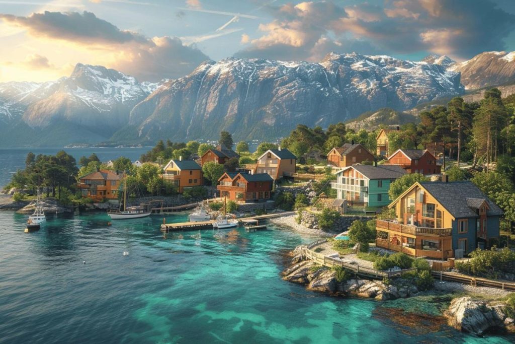 Cette ville côtière norvégienne, souvent classée parmi les meilleures destinations balnéaires d’Europe, est une porte d’entrée majestueuse vers les fjords.