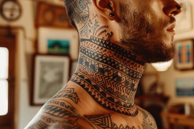Tatouage homme cou : 10 idées inspirantes et conseils pour un résultat élégant et personnel