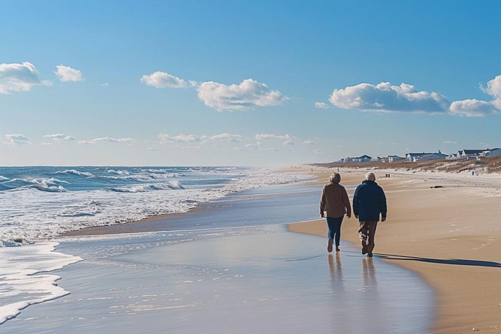 Sur la côte atlantique, une station balnéaire vendéenne attire les jeunes retraités en quête de tranquillité