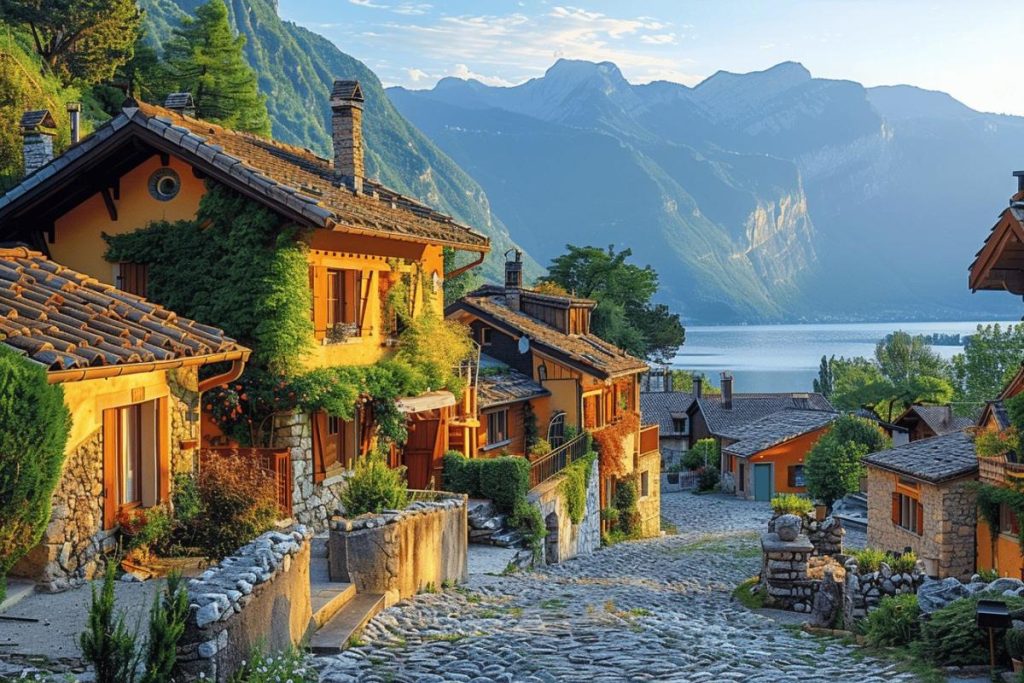 Bordé par les eaux cristallines du Léman, ce village de Haute-Savoie, discret mais enchanteur, est une pépite au pied des Alpes