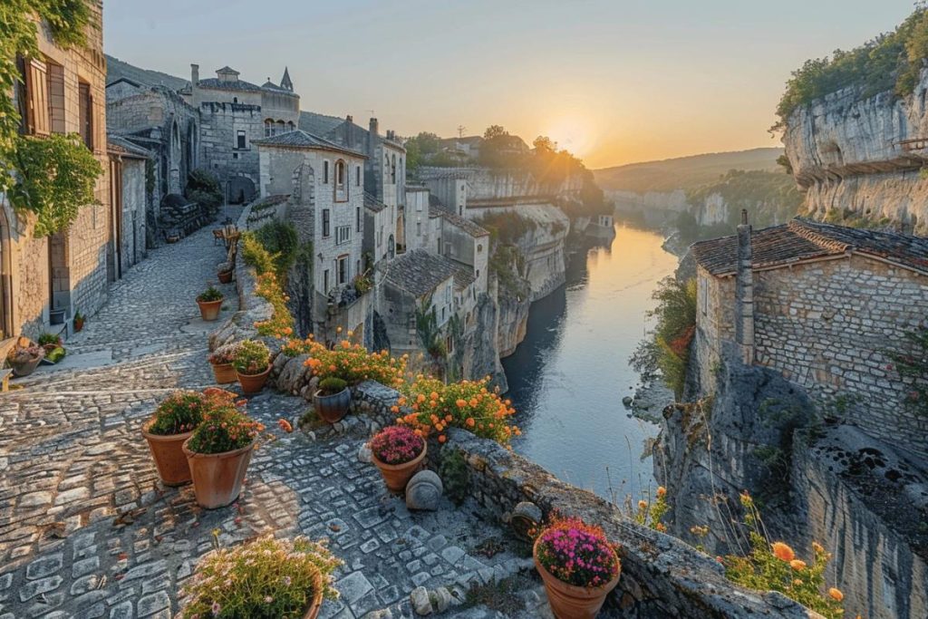 Blottie entre falaises et rivière, cette cité médiévale est l’un des trésors les plus enchanteurs de France