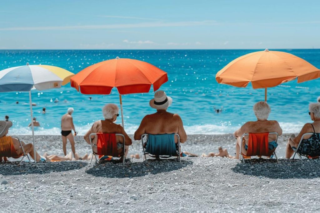 Ce coin tranquille de la Côte d’Azur attire de nombreux retraités.