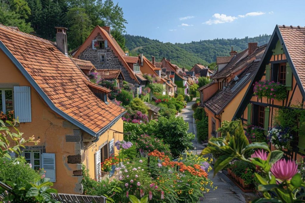 Ce village aux maisons fleuries, merveille du Haut-Rhin, est l’un des plus beaux villages de France.