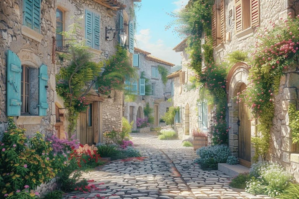 Flânez dans les ruelles de ce village médiéval provençal et laissez-vous charmer par son ambiance hors du temps