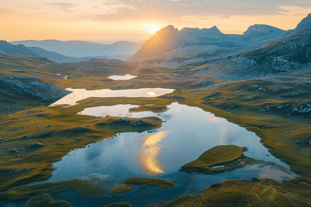 Surnommée la « petite Islande de l’Aubrac », cette étendue sauvage mêle lacs, tourbières et silence absolu