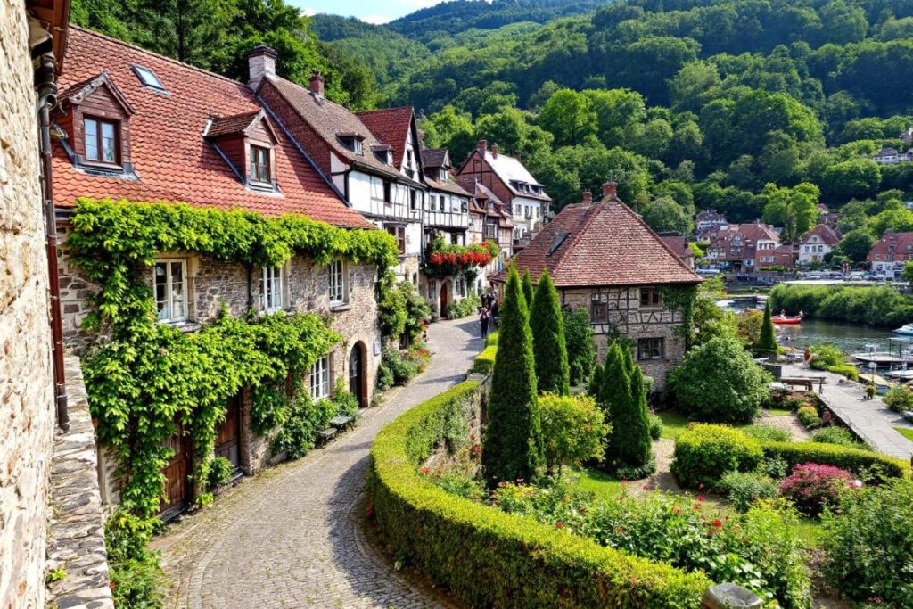 À 2h de route, cette ville médiévale surplombe une rivière et invite à la flânerie