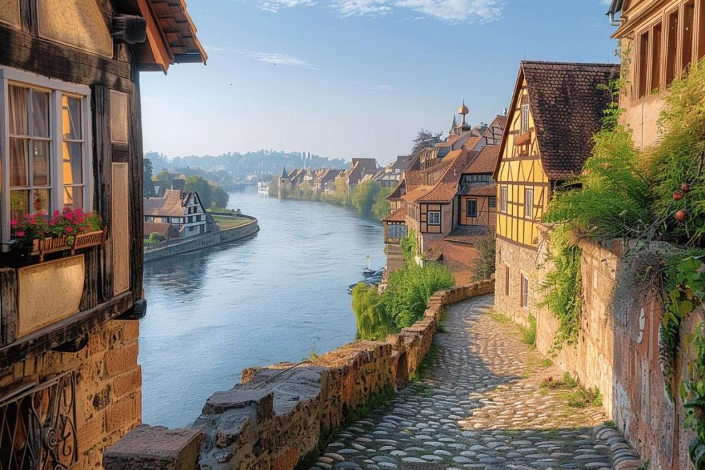 À 2h de route, cette ville médiévale surplombe une rivière et invite à la flânerie