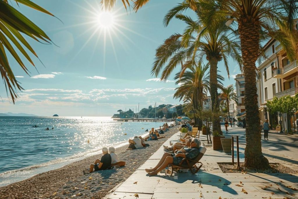 Entre mer et palmiers, cette ville des Alpes-Maritimes attire de plus en plus les seniors en quête de soleil