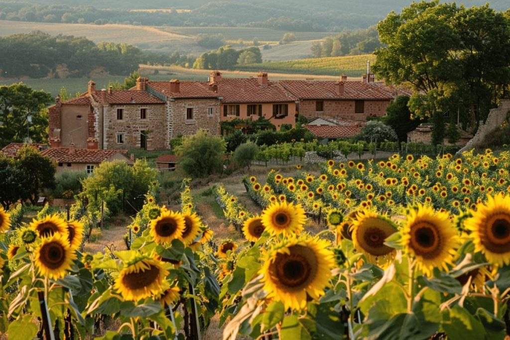Surnommé la « petite Toscane du Gers », ce village baigne dans une douceur méditerranéenne