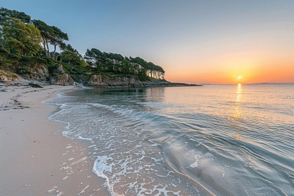 Une plage discrète du Morbihan où l’on se sent seul au monde
