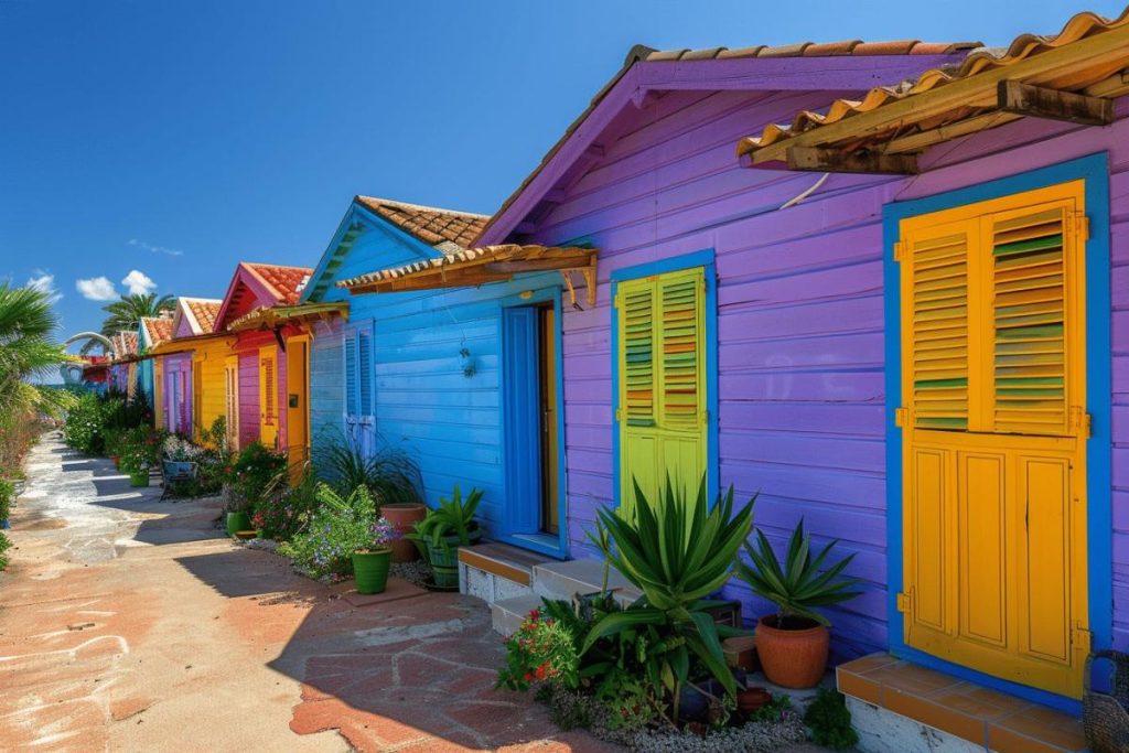 Appelé le « petit Cuba de Charente-Maritime », ce village aux volets colorés respire la joie de vivre