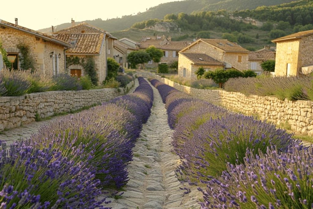 Ce village de la Drôme avec ses lavandes à perte de vue et ses murs de pierre dorée émerveille les voyageurs de la région