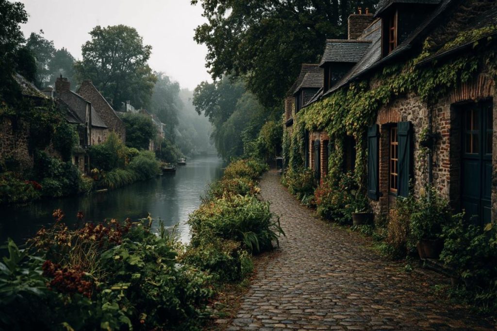 En bord de rivière, ce village normand semble dormir depuis des générations