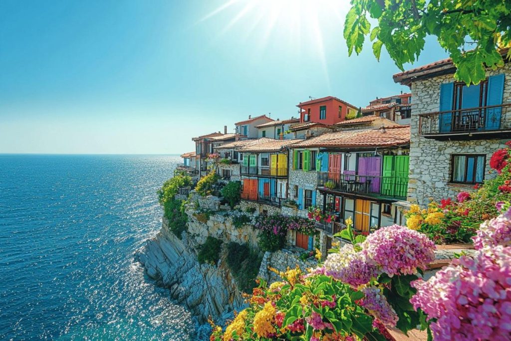 Ce village perché surplombant la mer rivalise avec les plus belles vues de la Côte d’Azur
