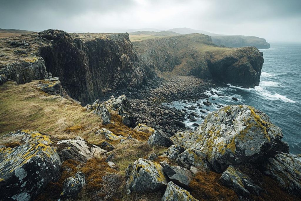 Cette île bretonne évoque les paysages lunaires de l’Islande