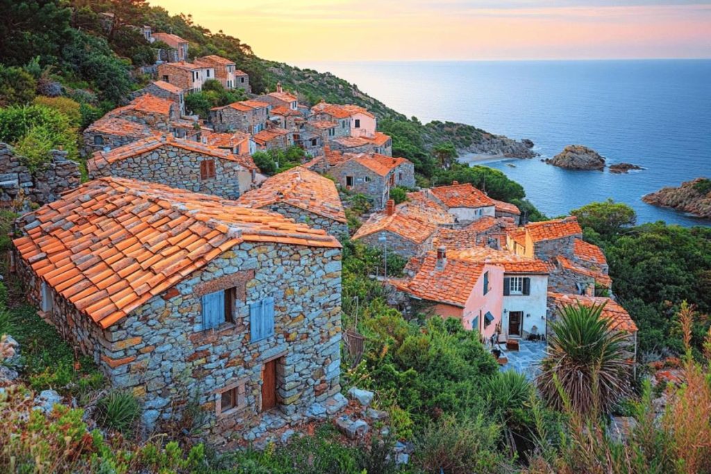 Ce hameau perché en Corse offre des panoramas dignes des Cinque Terre