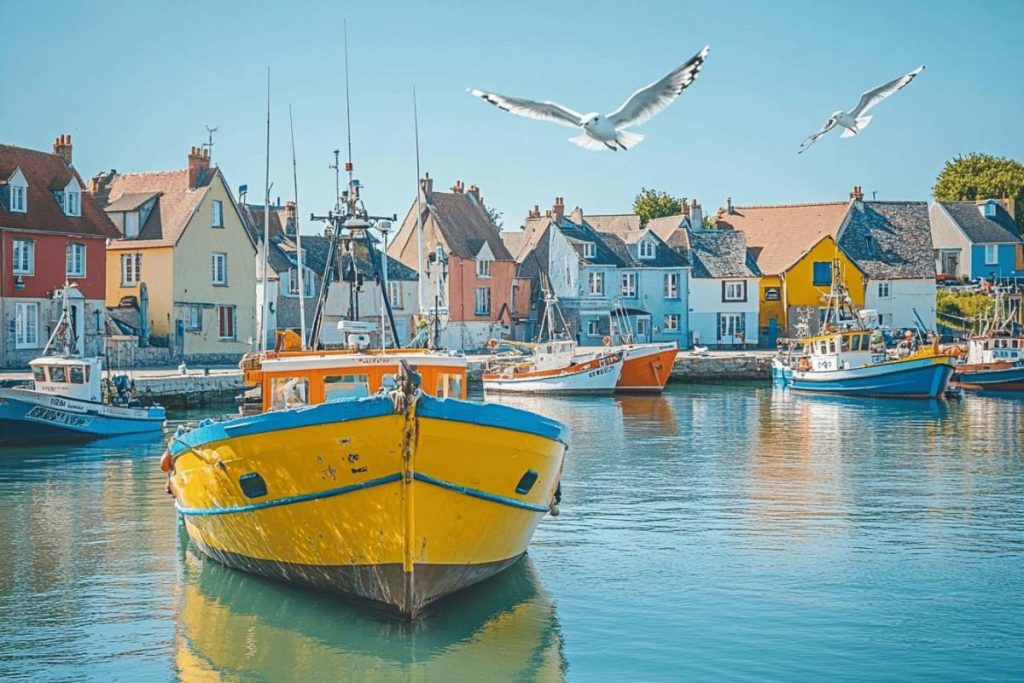 Ce petit port normand ressemble à s’y méprendre aux villages de pêcheurs du sud de l’Angleterre