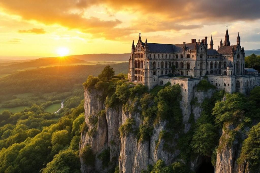 Moins célèbre que le Mont-Saint-Michel, cette abbaye perchée offre une vue inoubliable