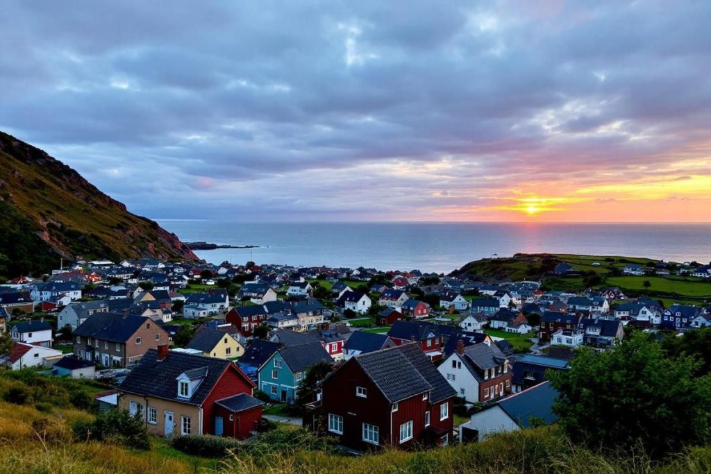 Ce village normand au bord de la mer semble tout droit sorti d’un film