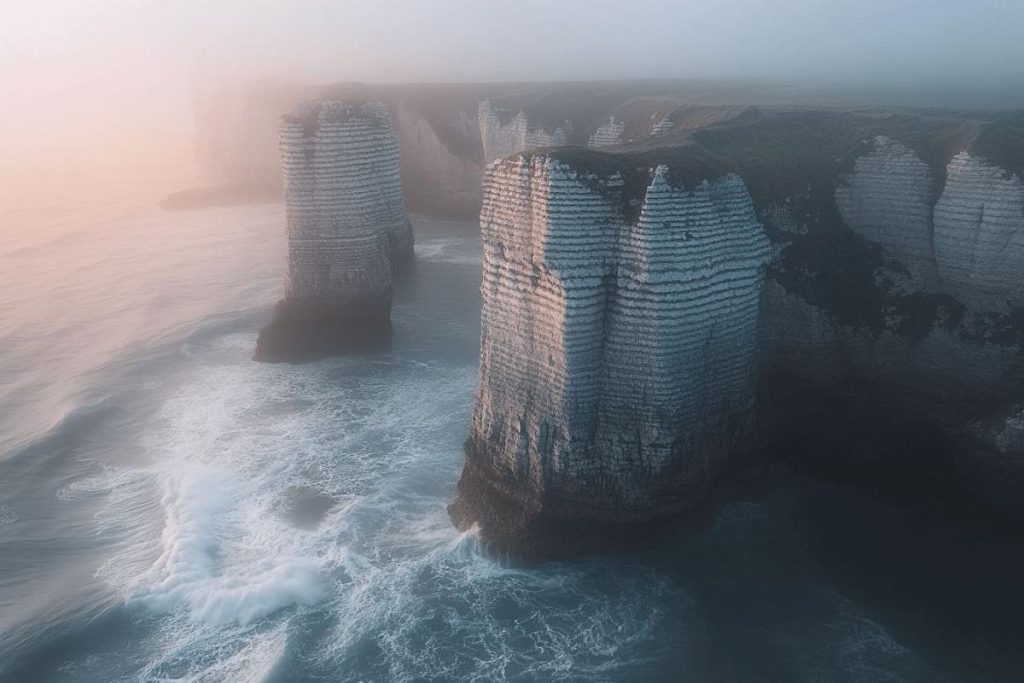 La “mini falaise d’Étretat” nichée dans une crique inaccessible