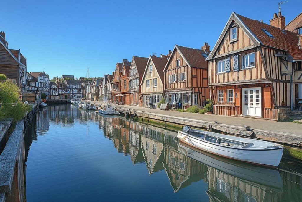 Ce port normand méconnu est comme un mini Honfleur avec ses maisons à colombages et ses quais pittoresques