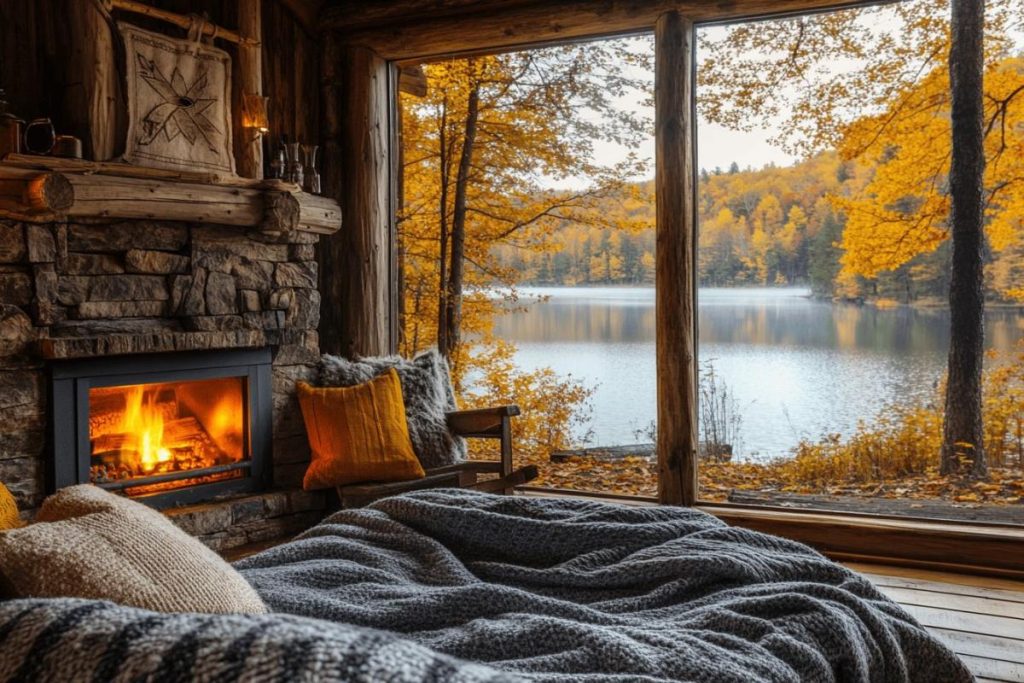 Ce joyau au bord d’un lac oublié est la retraite parfaite d’automne le temps d’un week-end