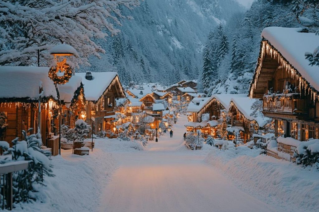 Ce village au charme alpin est le refuge hivernal par excellence