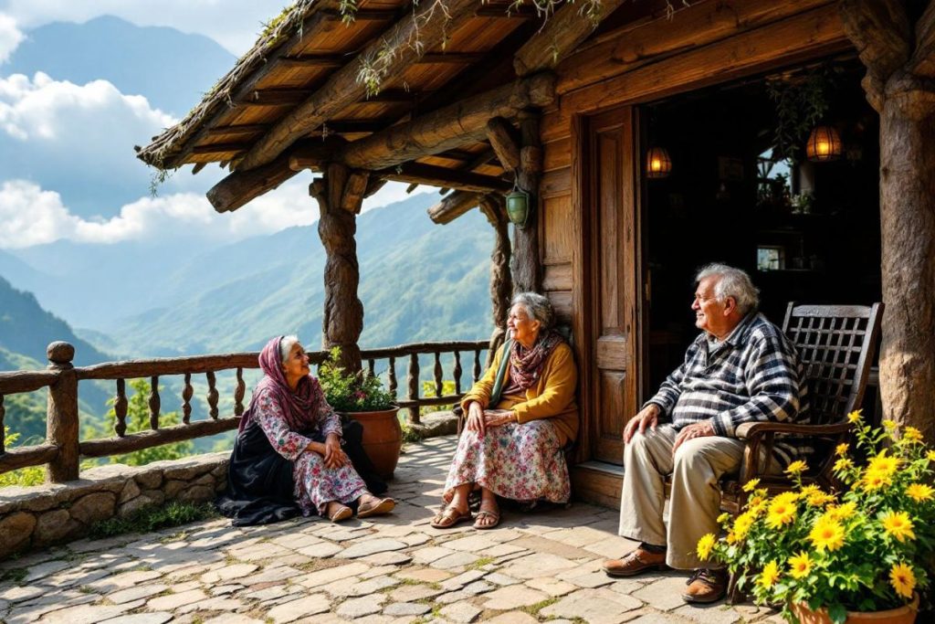 Ce village de montagne offre aux retraités un panorama exceptionnel et un air pur