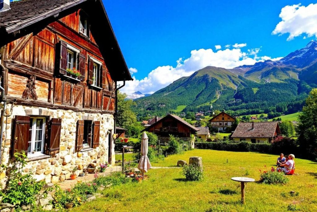 À plus de 1 000 mètres d’altitude, ce village du Cantal surplombe un paysage grandiose