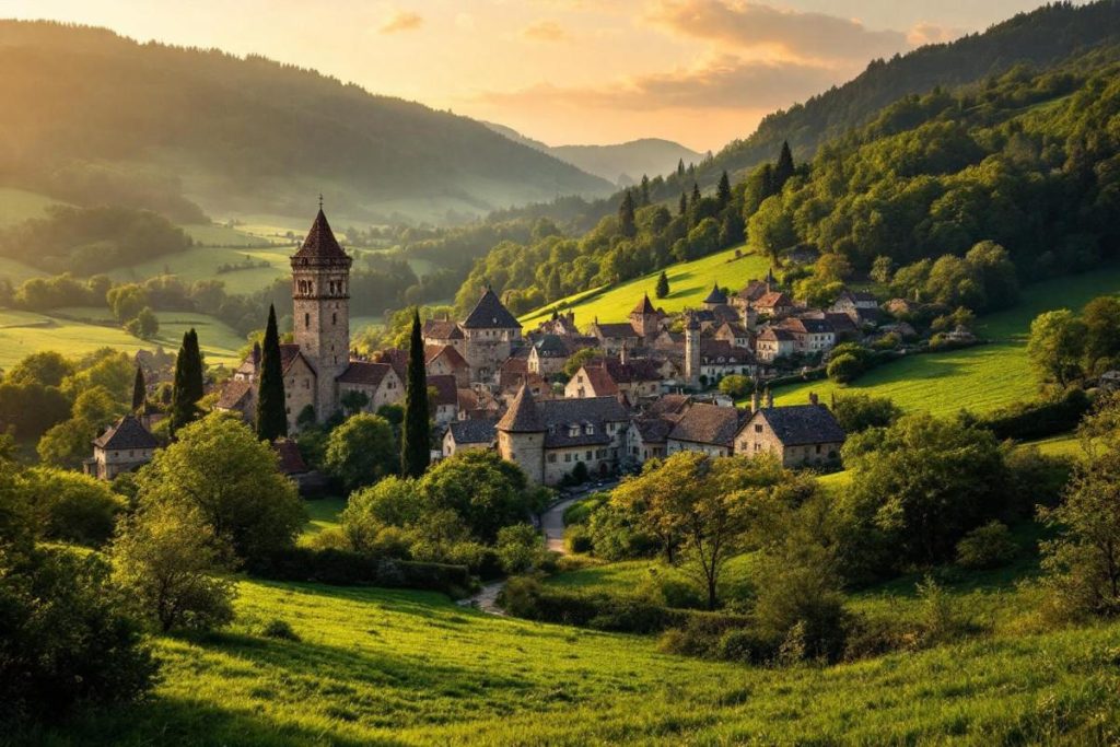 Même les visiteurs du Mont-Saint-Michel ignorent ce village médiéval au charme intact