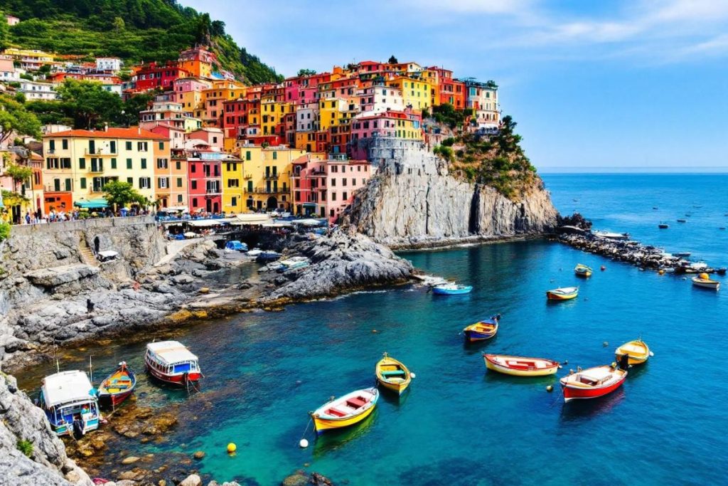 Ce port breton aux façades colorées rappelle les villages de pêcheurs des Cinque Terre