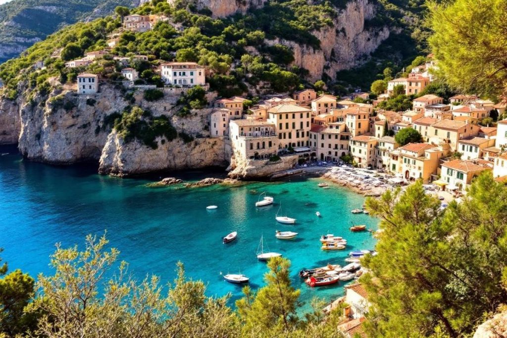 Accroché au flanc d’une falaise près de Cassis, ce village offre un point de vue inoubliable sur les calanques