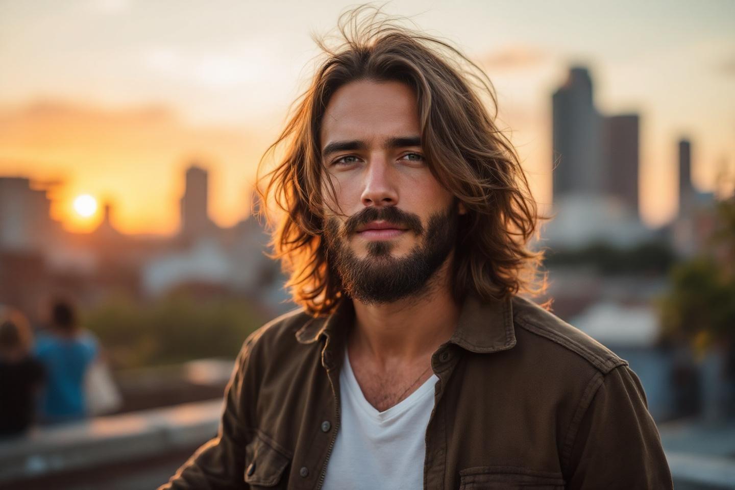 Portrait Urbain Coucher de Soleil