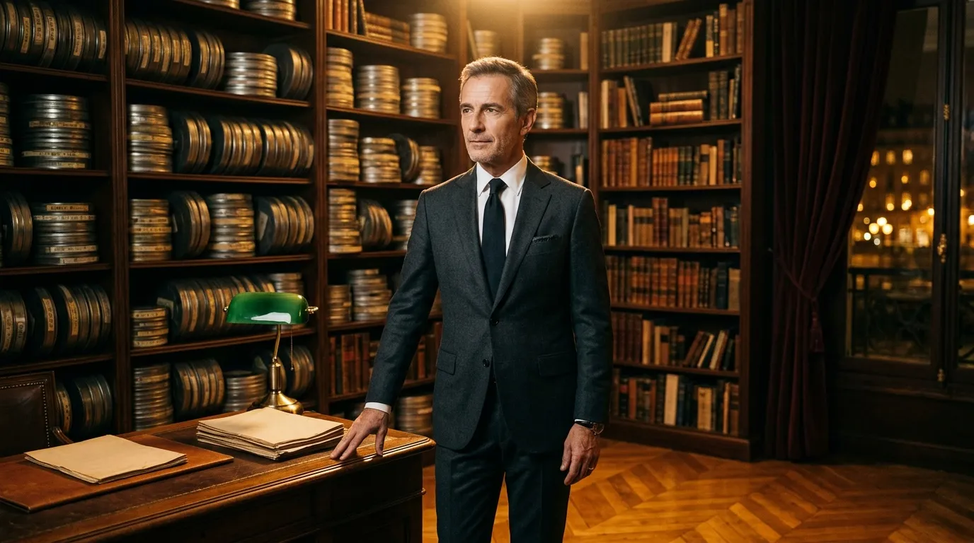 Avocat dans sa bibliothèque privée