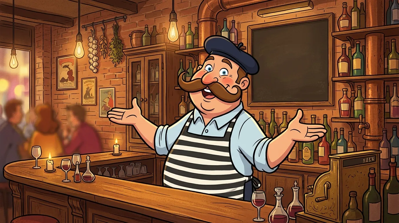 Le Barman Accueillant du Pub