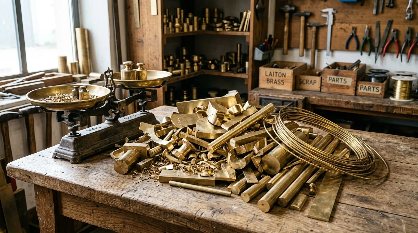 Atelier de travail du laiton