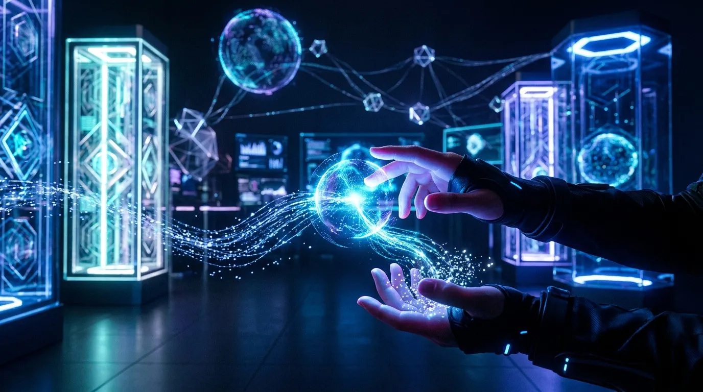 Connexion numérique et technologie futuriste