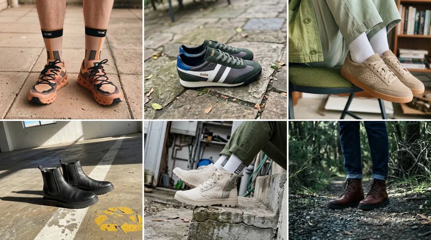 Diversité de chaussures et styles