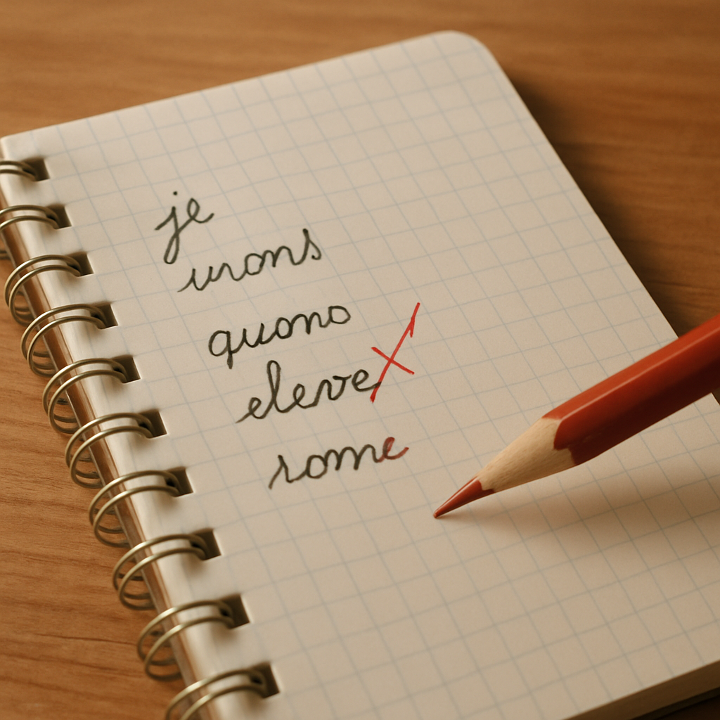 La règle d'orthographe : pourquoi « j'ai fait » est la seule forme correcte