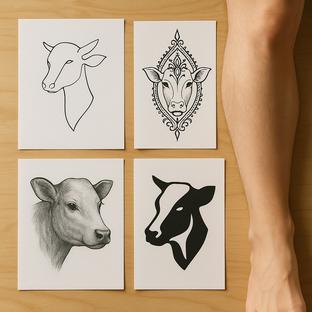 Prix tatouage mollet : le style change beaucoup la séance