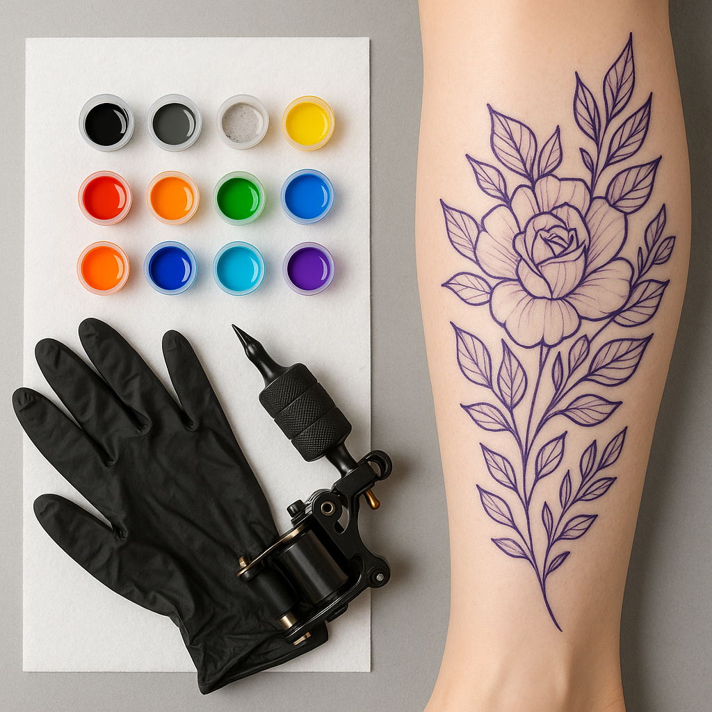 Prix tatouage mollet : noir, ombrages ou couleurs ?