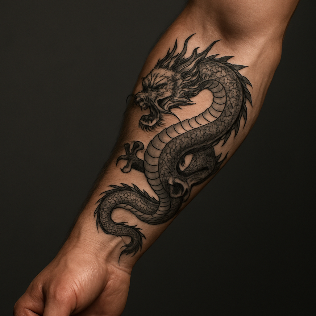 Pourquoi choisir un dragon sur l’avant-bras ?